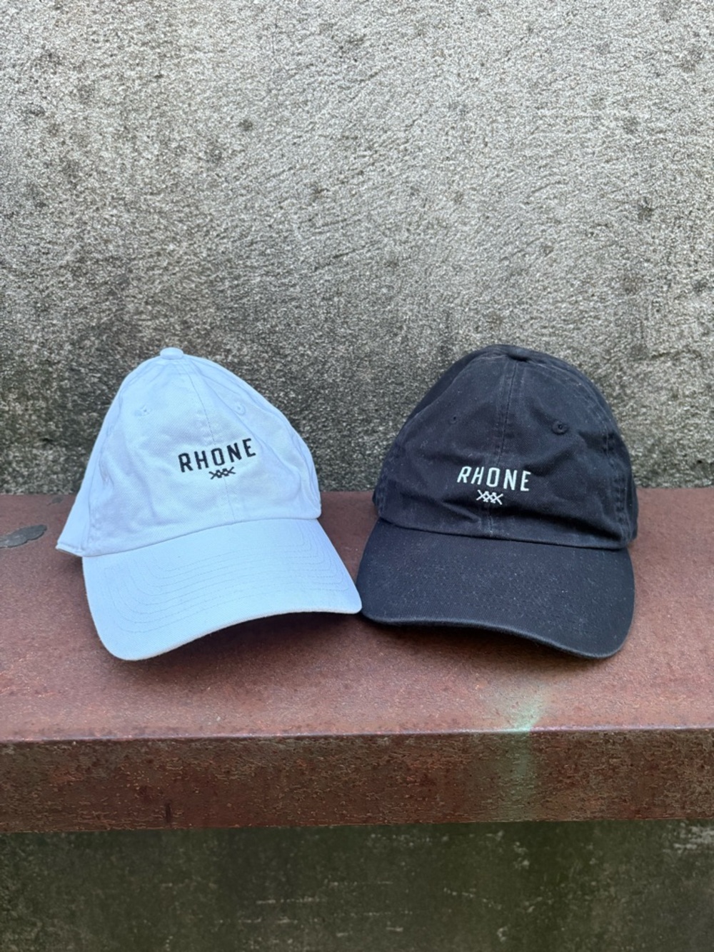 Bundle 2  Rhone Hat Cap Strap Back Mens One Size  Cotton Dad Cap Embroidered